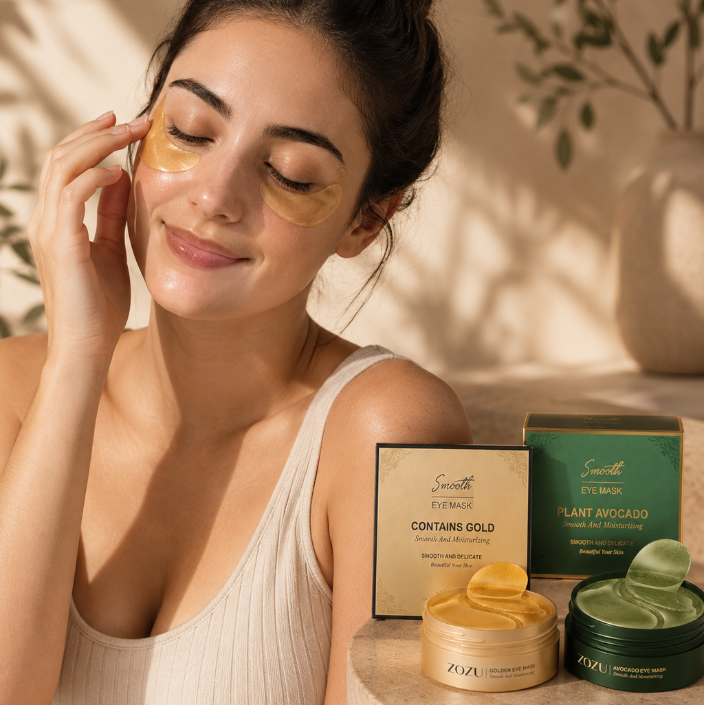 Avocado & Gold Eye Masks — 120 Patches