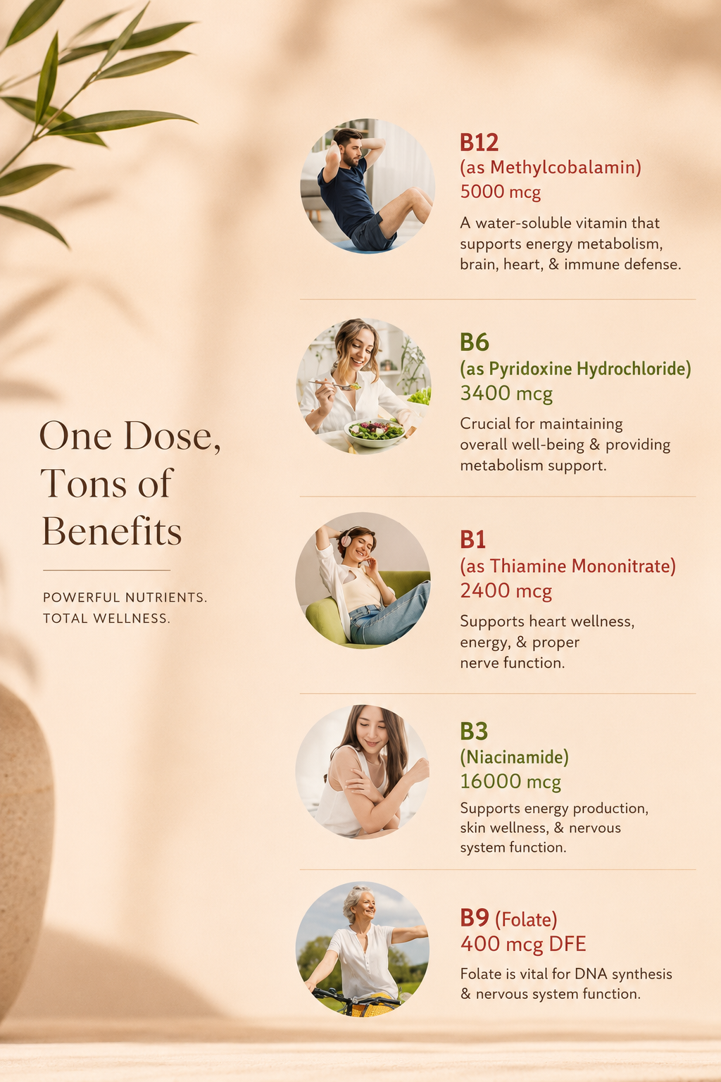 B Complex Liquid Drops — Vitamins B1, B6 & B12